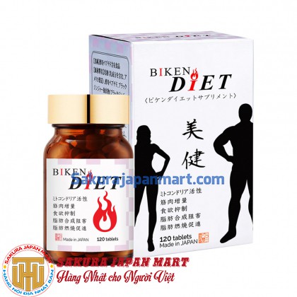 Viên uống giảm cân Nihon Health Biken Diet 120 viên